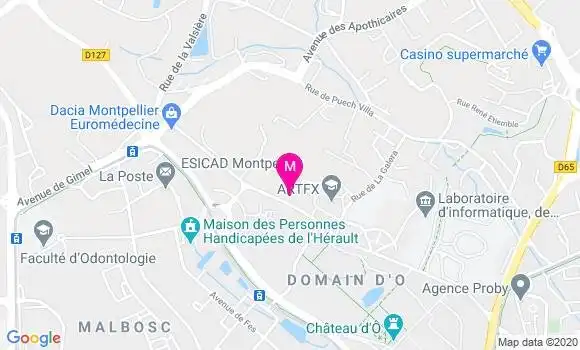 Localisation Dr Cécile Artiaga