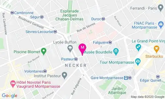 Localisation Dr Véronique Lopez