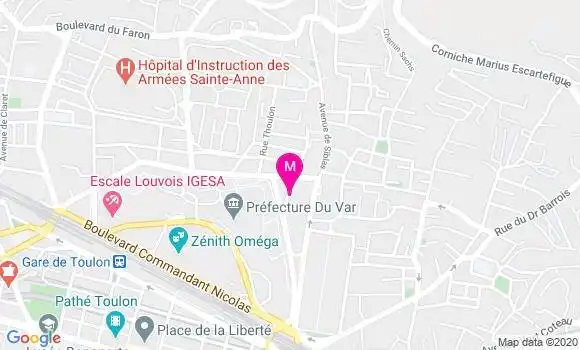 Localisation Dr Valérie Vial Bataller