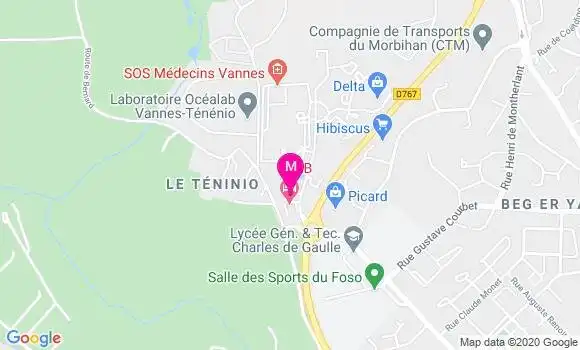 Localisation Dr Christophe Collard