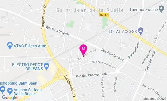 Localisation Dr Jean Pascal Dumas