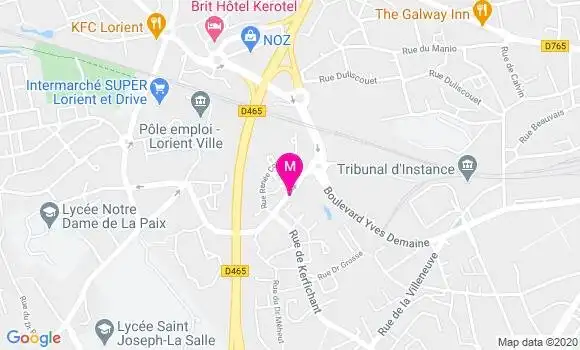 Localisation Dr Lahoucine El Adouzi