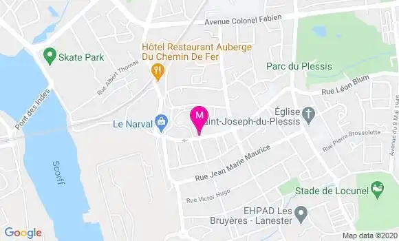 Localisation Dr Christine Le Corre