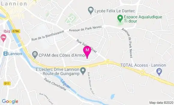 Localisation Dr Pierre Hemon