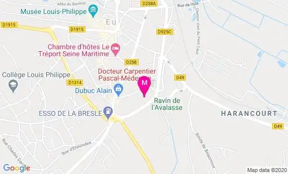 Localisation Dr Pascal Carpentier
