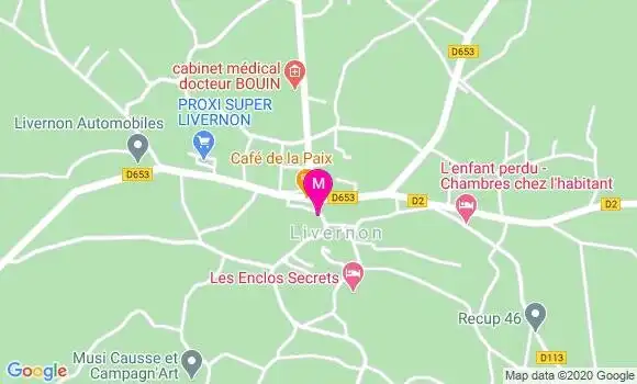 Localisation Dr Michel Liauzun