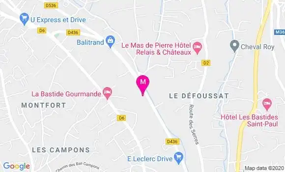 Localisation Dr Bertrand Pusel