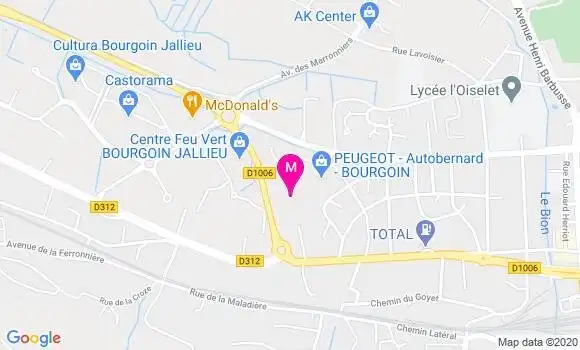 Localisation Dr Amaury Coumert