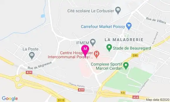 Localisation Dr Gwenaelle Jacquier