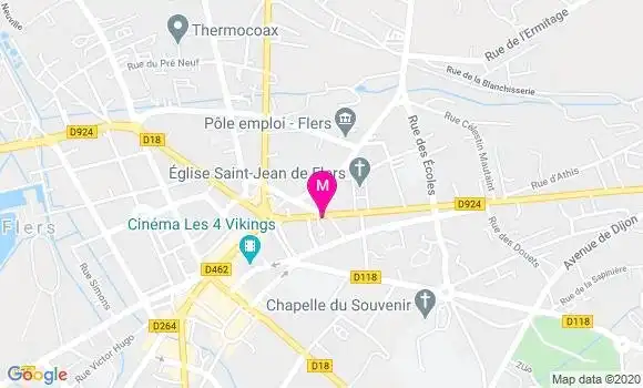 Localisation Dr Christophe Sanier