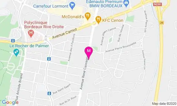 Localisation Dr Jean Michel Amici