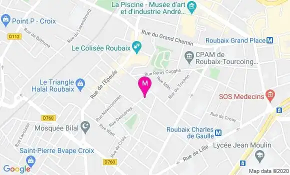 Localisation Dr Eric Nansion