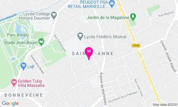 Localisation Dr Marie Annick Arrouet Krysinski