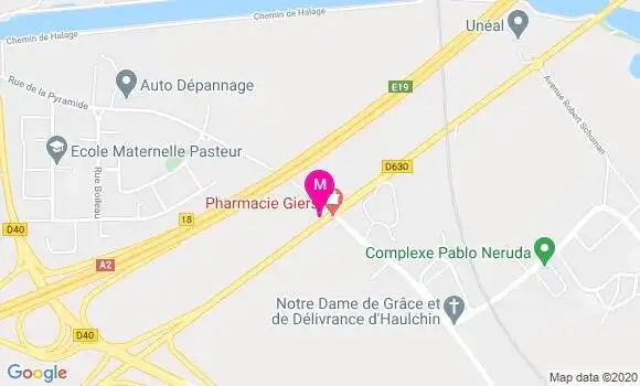 Localisation Dr Marie Christine Ansart