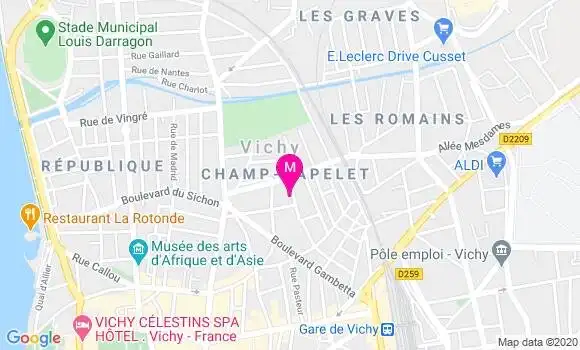 Localisation Dr Nathalie Cayre