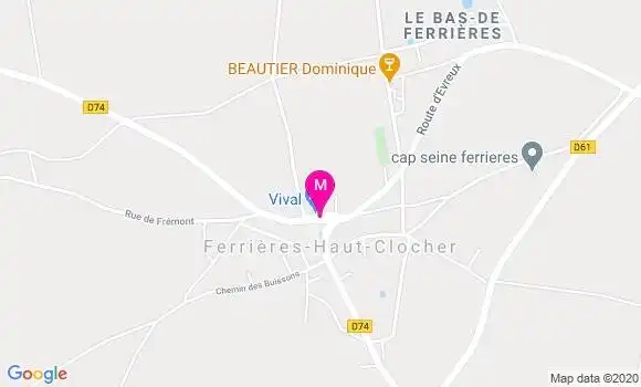 Localisation Dr Caroline Baude Joutel