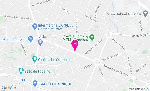 Localisation Dr Jean Marc Chavigny