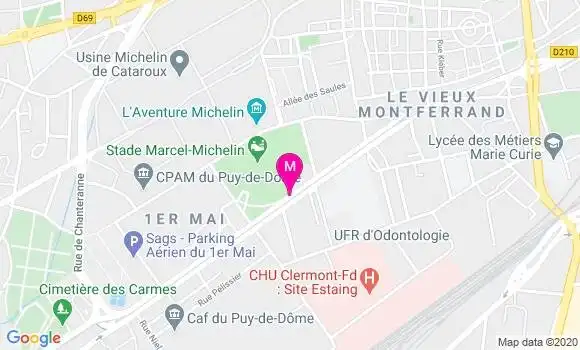 Localisation Dr Jean Pierre Moulin