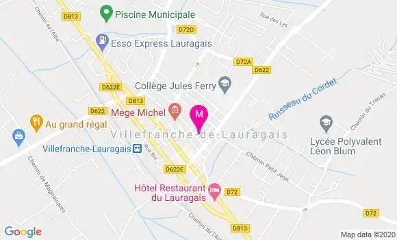 Localisation Dr Michel Mege