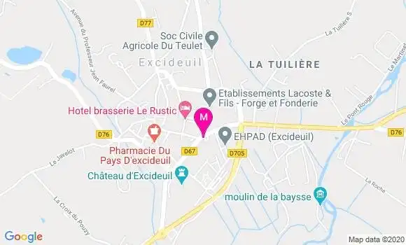 Localisation Dr Jean Michel Lagorce