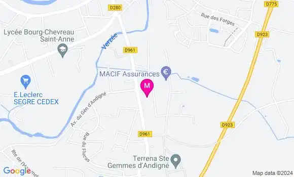 Localisation Dr Sandrine Benazech