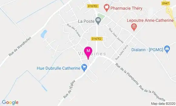Localisation Dr Isabelle Pattyn