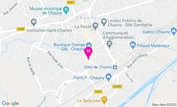 Localisation Dr Dominique Jourdain de Muizon