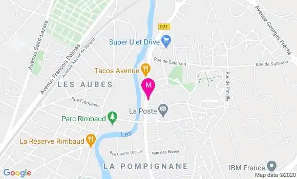 Localisation Dr Virginie Orieux