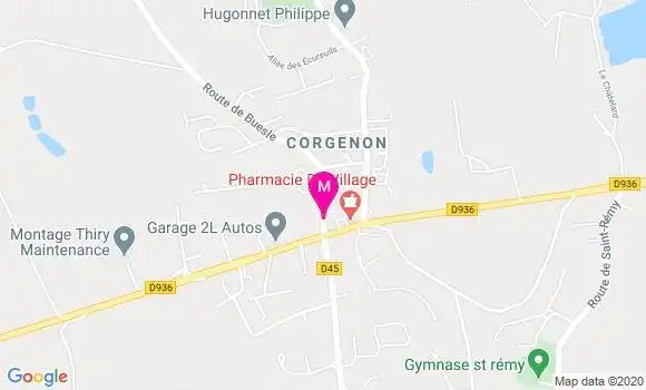 Localisation Dr Evelyne Monot