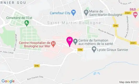 Localisation Dr Guillaume Brunin