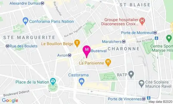 Localisation Dr Brigitte Jordan Deneux