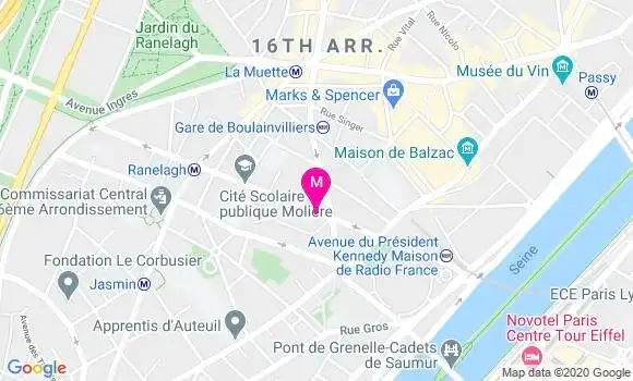 Localisation Dr Bruno Poulet