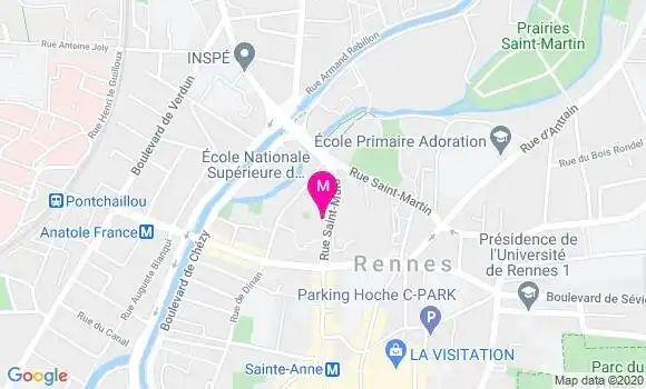 Localisation Dr Paul Morvan