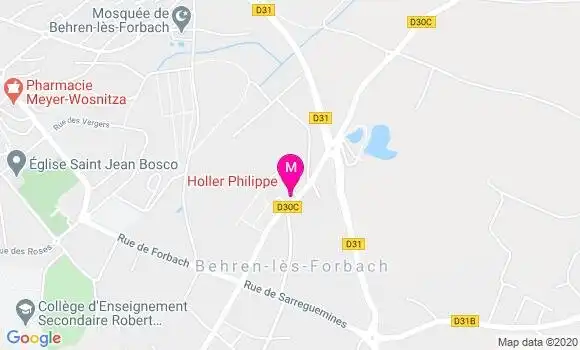 Localisation Dr Philippe Holler