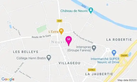 Localisation Dr Fabien Ravaud