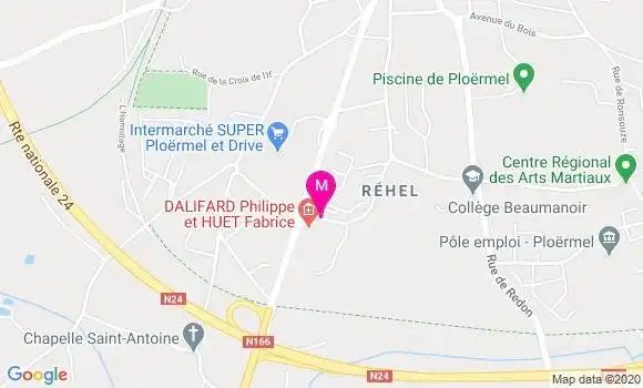 Localisation Dr Hubert Grimaud