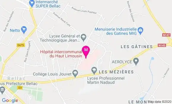 Localisation Dr Gilles Bourdeau