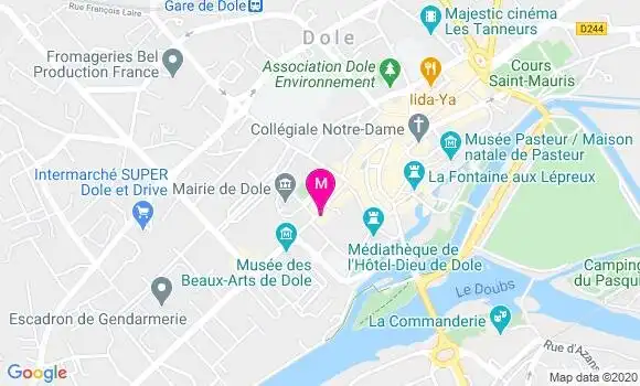 Localisation Dr Ilham El Ouazzani