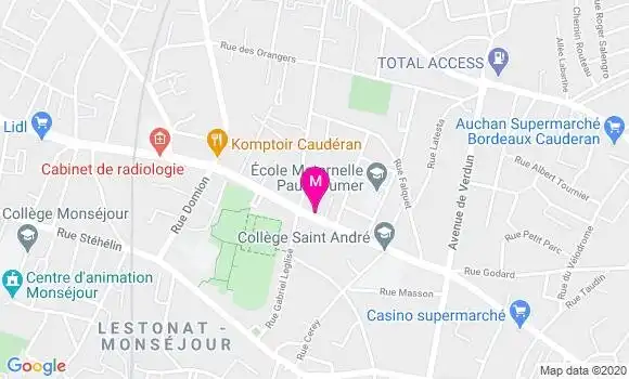 Localisation Dr Anne Laure Wiart