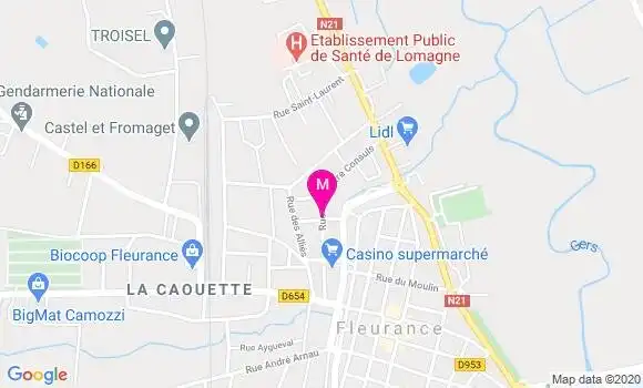 Localisation Dr Evelyne Vidailhet