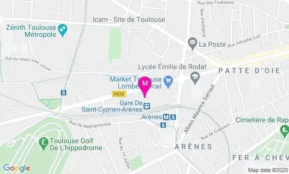 Localisation Dr Emmanuel Courau