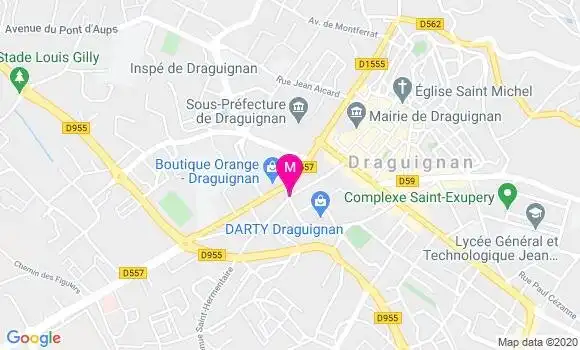 Localisation Dr Jacques Pascal
