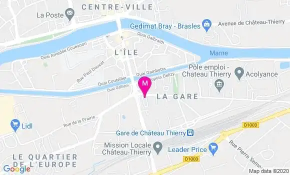 Localisation Dr Bruno Lafon