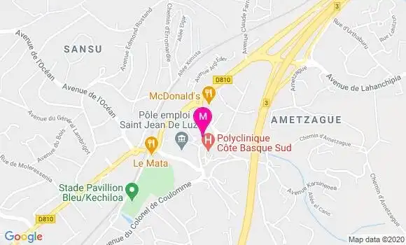 Localisation Dr Martin Perromat
