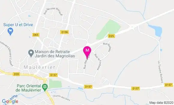Localisation Dr Bénédicte Chevreau Berton