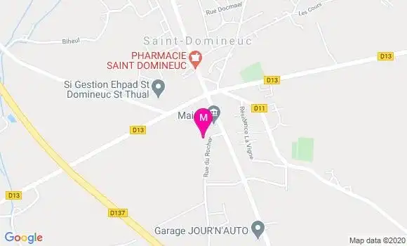Localisation Dr Jacques Bouan du Chef du Bos