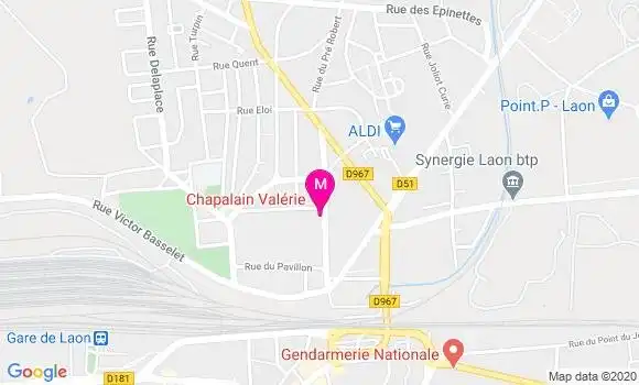Localisation Dr Antoine Bachoud
