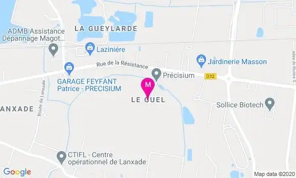 Localisation Dr Philippe Peria
