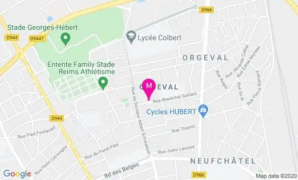 Localisation Dr Aptine Gandji