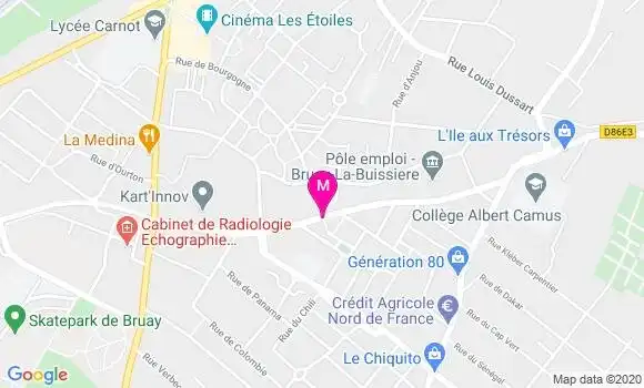 Localisation Dr Virginie Vigreux